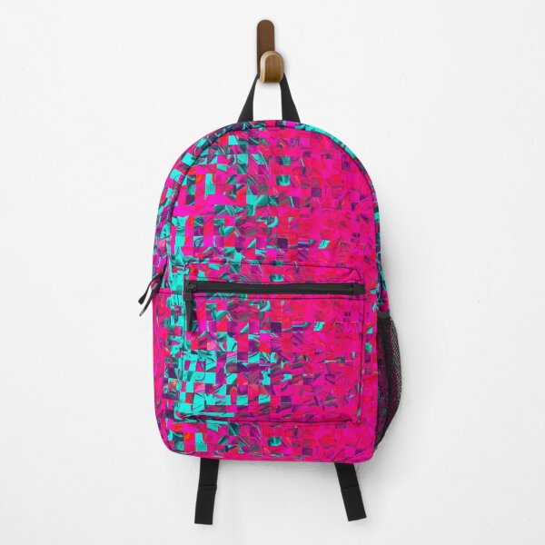 Item preview, Psychedelic pink and light blue chequered design designed and sold by TheHotIgloo.