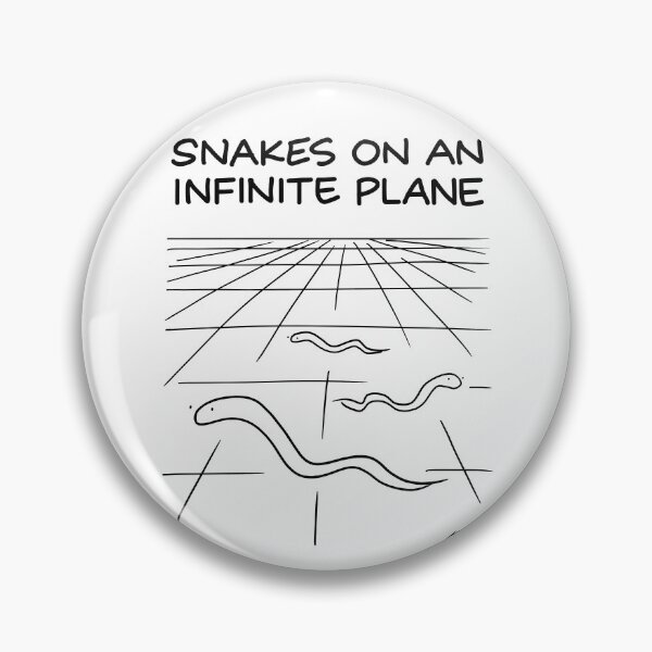 Artikelvorschau, „Snakes on an Infinite Plane“ des Originalkünstlers, neu gezeichnet für 2022! entworfen und verkauft von CoconutSpaceprt.