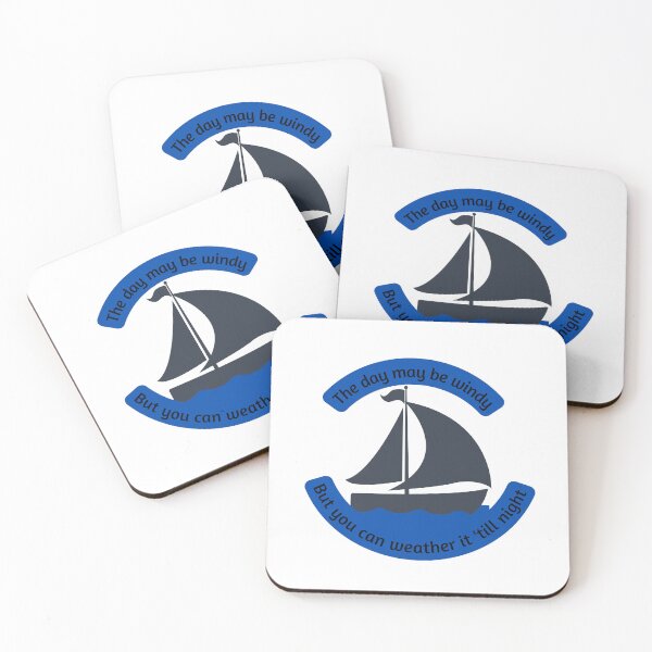 Item preview, Inspirational Sailboat Quote designed and sold by eggsforeggs.