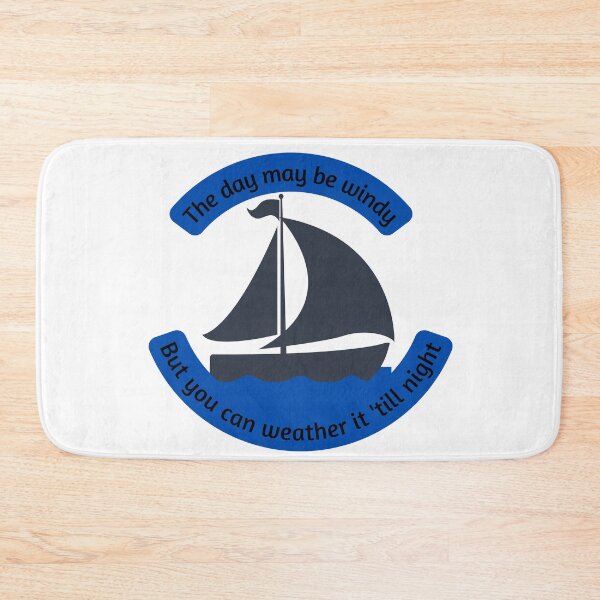 Item preview, Inspirational Sailboat Quote designed and sold by eggsforeggs.