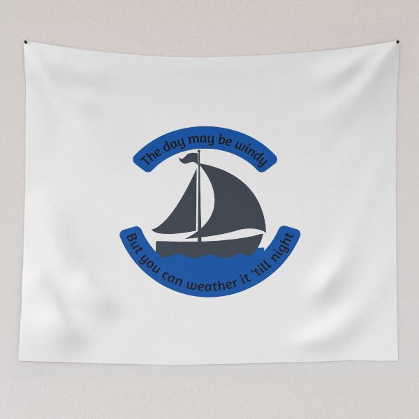 Item preview, Inspirational Sailboat Quote designed and sold by eggsforeggs.