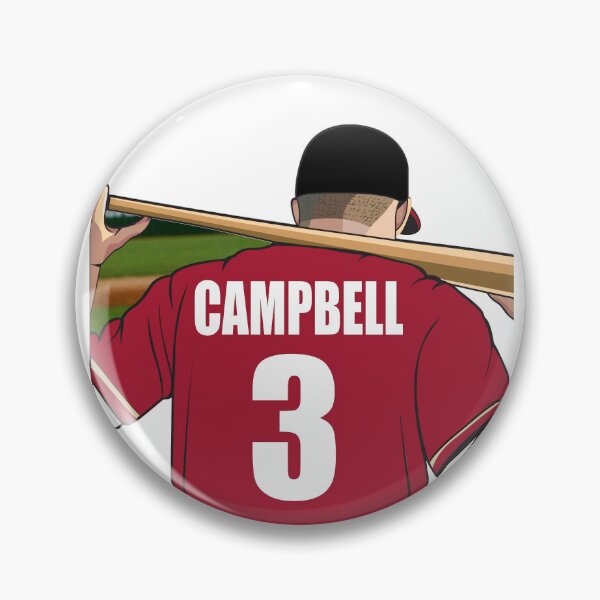 Item preview, Campbell Baseball Number 3 designed and sold by stinkylockers.