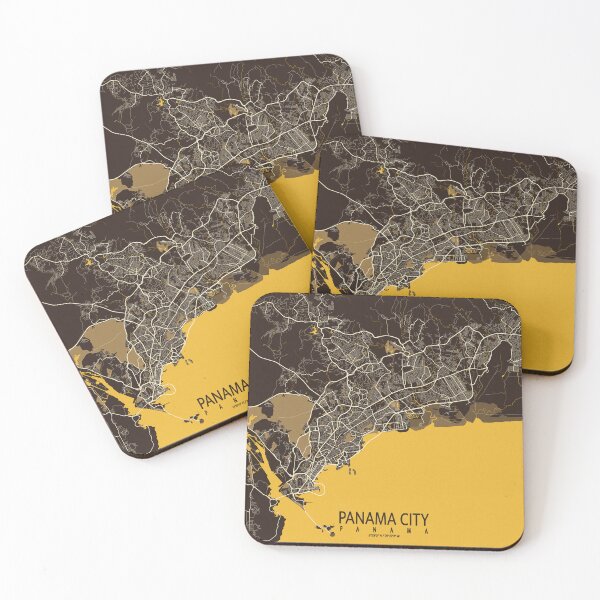 Item preview, Panama City Map - Pastel designed and sold by deMAP.