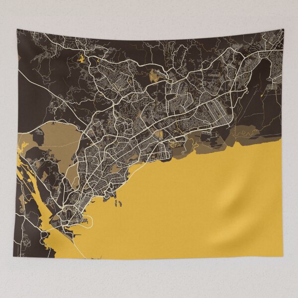 Item preview, Panama City Map - Pastel designed and sold by deMAP.