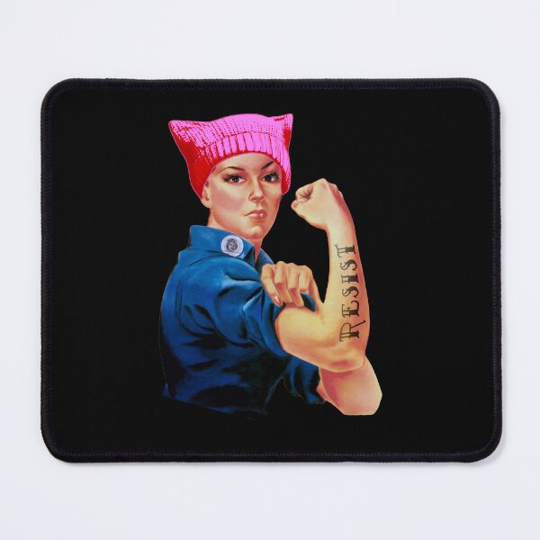 Item preview, Rosie the Riveter Resists Keep Fighting and Marching for Womens Rights designed and sold by electrovista.