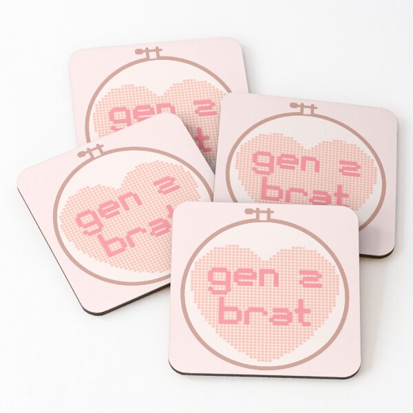 Item preview, Pink Embroidery Gen Z Brat Hoop designed and sold by Pink Ribbon.