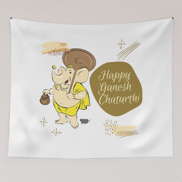 Item preview, Happy Ganesh Chaturthi designed and sold by Scopestor.
