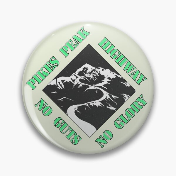 Item preview, Vintage 80's PIKE'S PEAK HIGHWAY | No Guts No Glory designed and sold by Green Tee  Studio.