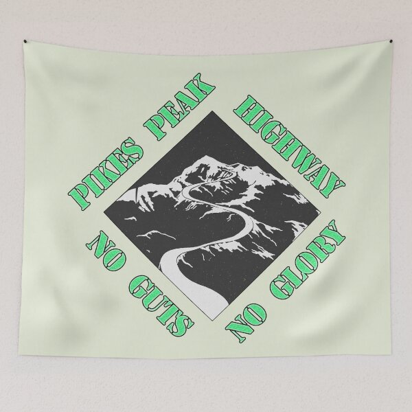Item preview, Vintage 80's PIKE'S PEAK HIGHWAY | No Guts No Glory designed and sold by Green Tee  Studio.