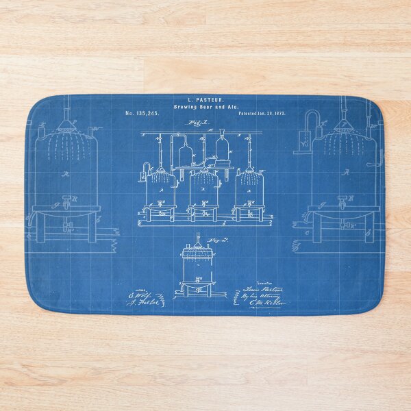Item preview, Beer Patent - Brewing Beer Art - Blueprint designed and sold by patentpress.