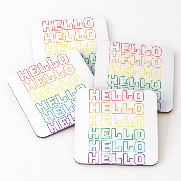 Item preview, Rainbow Hello designed and sold by 247vibes.