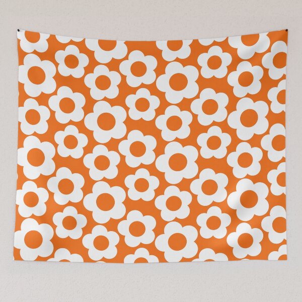 Item preview, That 70s Color Simple Flower Retro Pattern designed and sold by ClaudiaFlores.