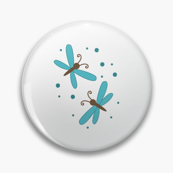 Item preview, Aqua coloured Dragon flies designed and sold by jazzydevil.