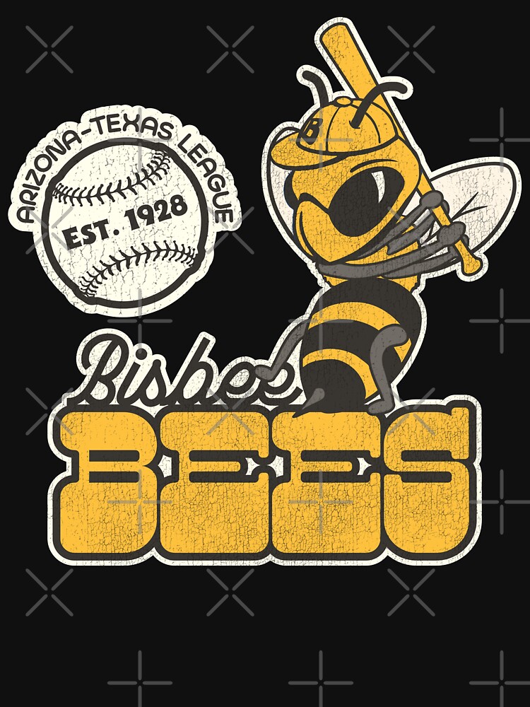 Bisbee Bees - Arizona - Vintage Defunct Baseball Teams - 3/4 Sleeve Raglan  T-Shirt – m00nshot