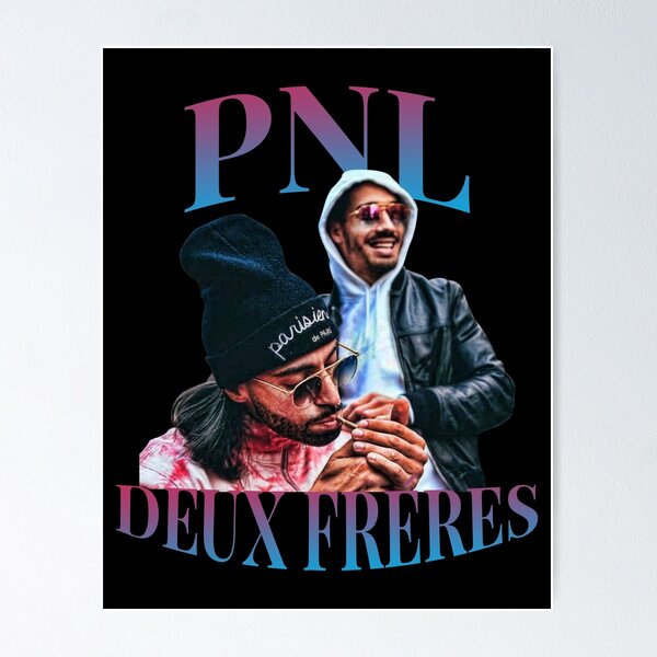 Album Poster Deux Frères De PNL, Rap Posters, Album Cover, Album