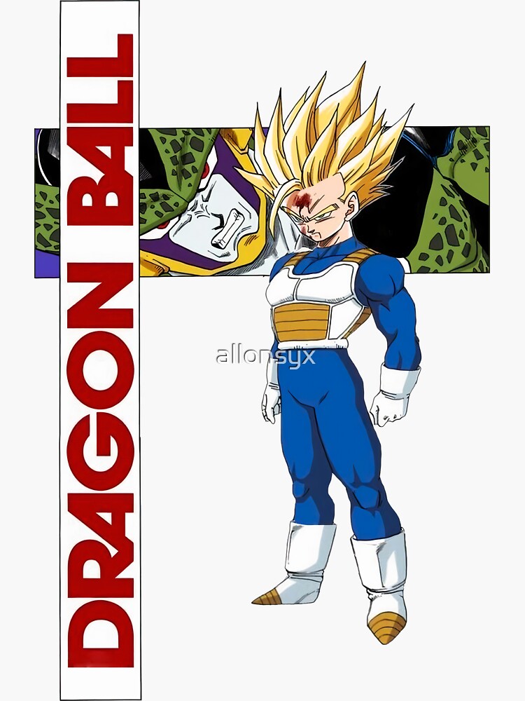 "Dragon Ball Z Cell Saga" Sticker for Sale by allonsyx Redbubble