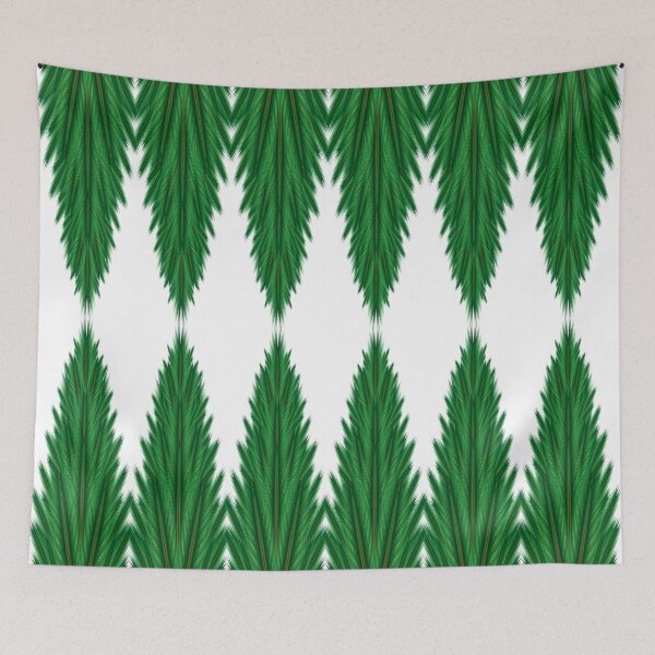Item preview, Mirrored Pines - White designed and sold by Elisa Yinh Creative.