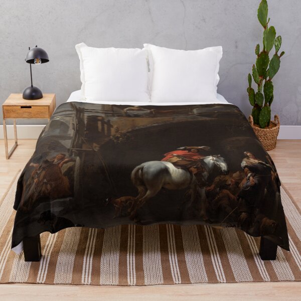 Item preview, The Return from the Hunt | Nicolaes Berchem | 1660 Renaissance Art designed and sold by CJET.