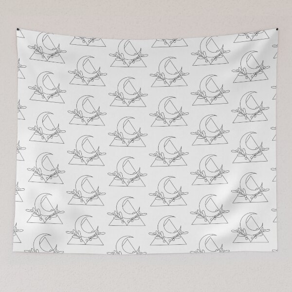 Item preview, MOON with beautiful Florals designed and sold by jazzydevil.