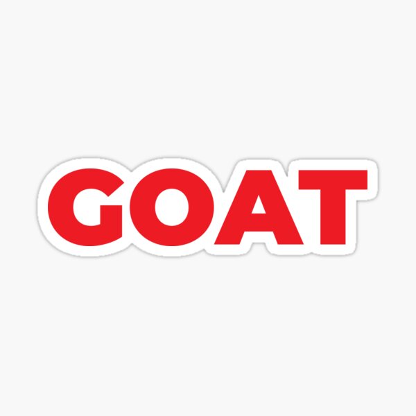 Item preview, GOAT - slang: Greatest of All Time: G.O.A.T. designed and sold by PIXEL POP DESIGNS - Beyond the Norm!.