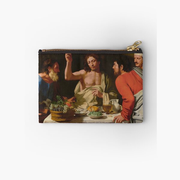 Item preview, The Supper at Emmaus | Bartolomeo Cavarozzi | 1625 Renaissance Gospel Biblical Art designed and sold by CJET.