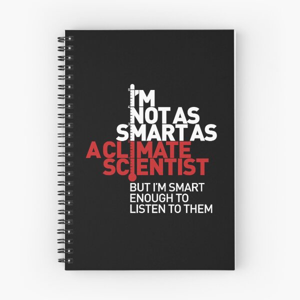 Item preview, I'm Not As Smart as a Climate Scientist... – Red Type (Reversed) designed and sold by Jarren Nylund.