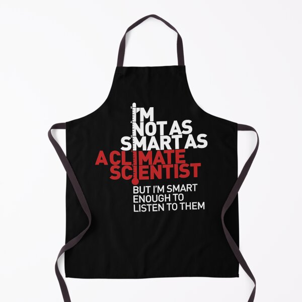 Item preview, I'm Not As Smart as a Climate Scientist... – Red Type (Reversed) designed and sold by Jarren Nylund.