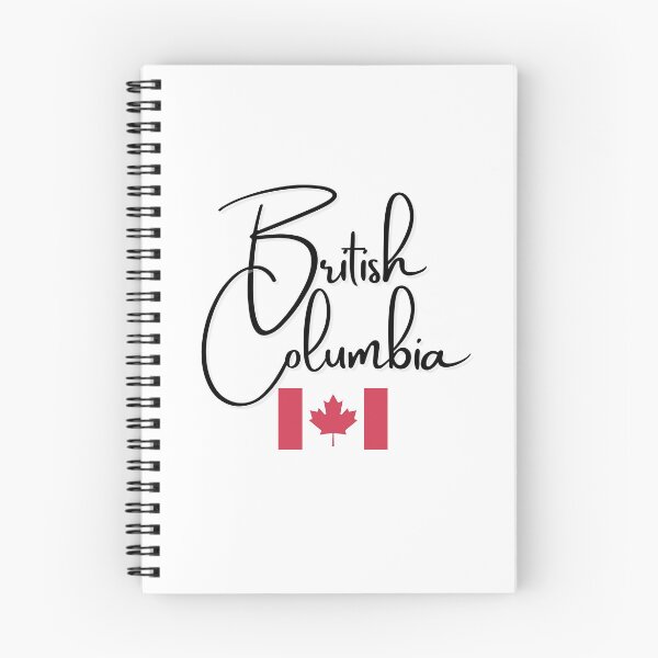 Item preview, British Columbia with small Canadian flag - British Columbia designed and sold by No.1 Canada Designs.