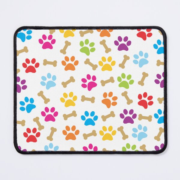 Item preview, Paw Print Dog Pattern Colorful designed and sold by Tetete.