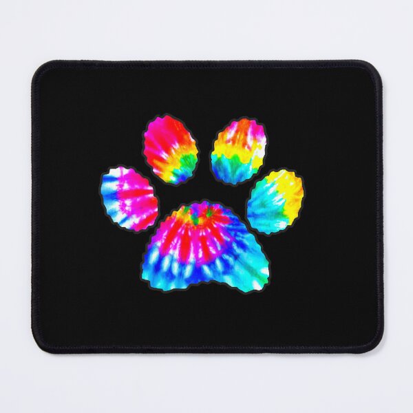 Item preview, Tie Dye Dog Paw Print Pattern designed and sold by Tetete.