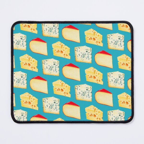 Item preview, Cheese Pattern - Blue designed and sold by Kelly  Gilleran.