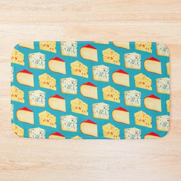 Item preview, Cheese Pattern - Blue designed and sold by Kelly  Gilleran.