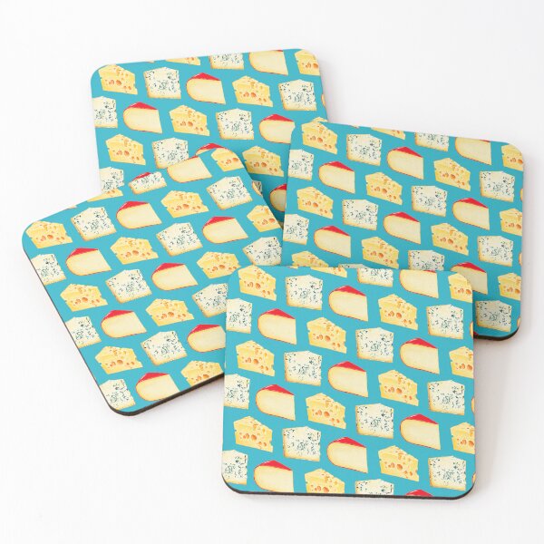 Item preview, Cheese Pattern - Blue designed and sold by Kelly  Gilleran.