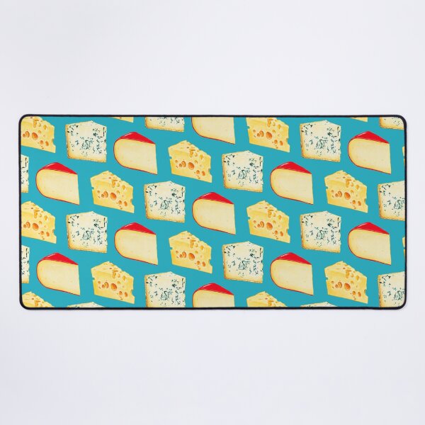 Item preview, Cheese Pattern - Blue designed and sold by Kelly Gilleran.
