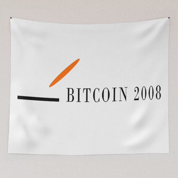 Item preview, Bitcoin 2008 -  Clothing, Home, Gifts and Personal - Black Print - VBK - VisionsByKaren designed and sold by VisionsByKaren.