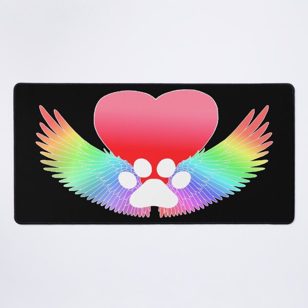 Item preview, Rainbow Bridge Guardian Angel Pawprint  designed and sold by Deborah Camp.
