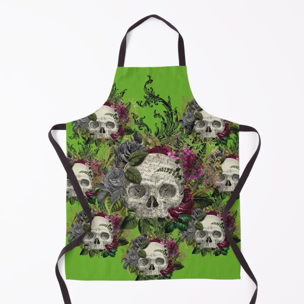 Item preview, Green Skulls for Halloween designed and sold by KVDcreations.