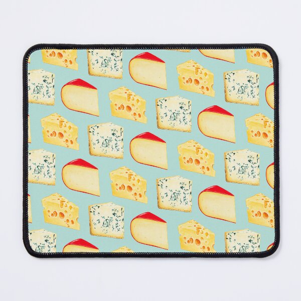 Item preview, Cheese Pattern - Blue designed and sold by Kelly Gilleran.