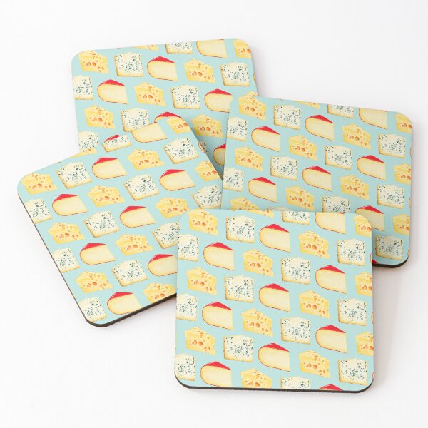 Item preview, Cheese Pattern - Blue designed and sold by Kelly  Gilleran.