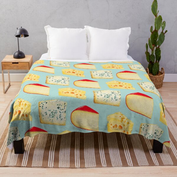 Item preview, Cheese Pattern - Blue designed and sold by Kelly Gilleran.
