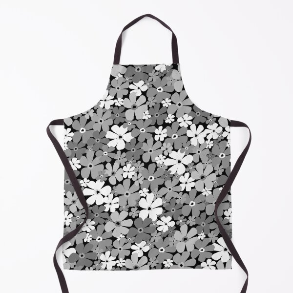 Item preview, Groovy Daisies - Black White designed and sold by KBurnsArt.