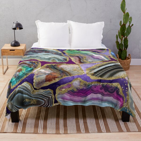 Item preview, Stunning agate stones in rainbow colors designed and sold by FGCART.