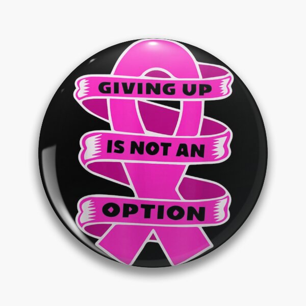 Aperçu de l'œuvre pas une option cancer du sein créée et vendue par Maria Grubbs.