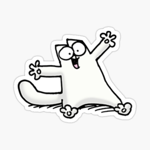 simon's cat Sticker