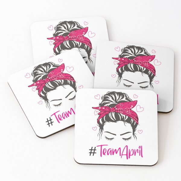 Item preview, Team April with Pink Bow designed and sold by ittybittyowl.