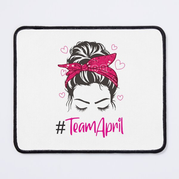 Item preview, Team April with Pink Bow designed and sold by ittybittyowl.