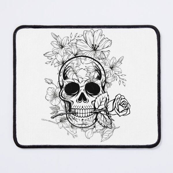 Item preview, Skull With Flowers designed and sold by NaomiDesignz.