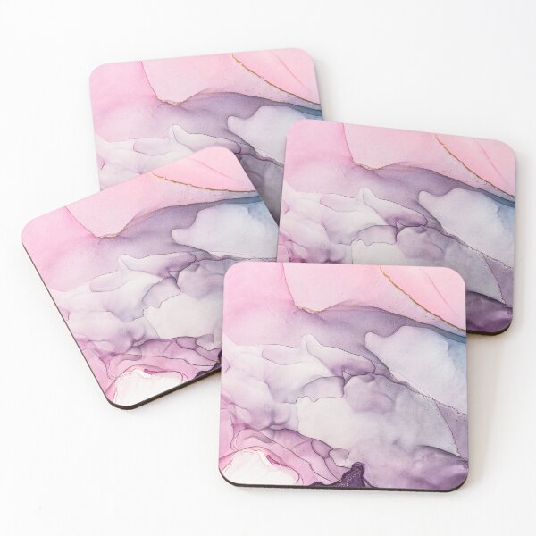 Item preview, Pink Purple And Payne's Grey Flowing Abstract Painting, Modern Blush And Payne's Grey Flowing Abstract Feminine Art, Purple And Payne's Grey Watercolor, Ink Digital Watercolor Blush Purple Abstract designed and sold by Trendymotion.