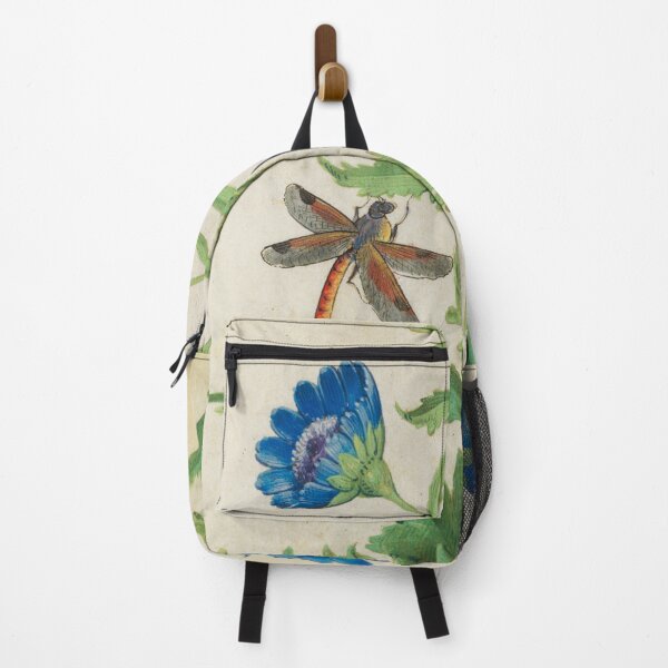 Item preview, Vintage Floral Pattern dragonfly blue chicory flower famous french artwork Claude designed and sold by Designs24U.
