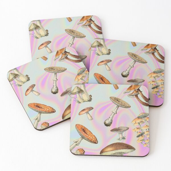 Item preview, Trippy Retro Mushrooms designed and sold by VintageRetroDep.